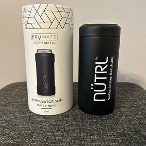 Two 12oz Skinny Can Coozies NUTRL & MICHELOB ULTRA